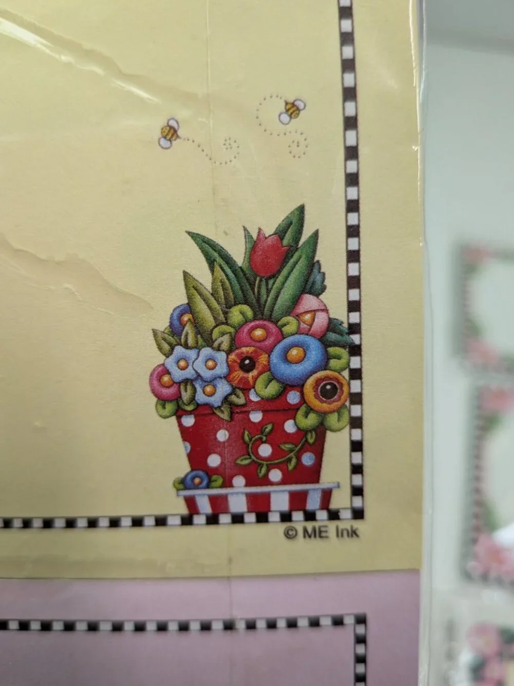 Mary Engelbreit & Debra Jordan Bryan Stationery Lot - Floral Pink & Yellow List
